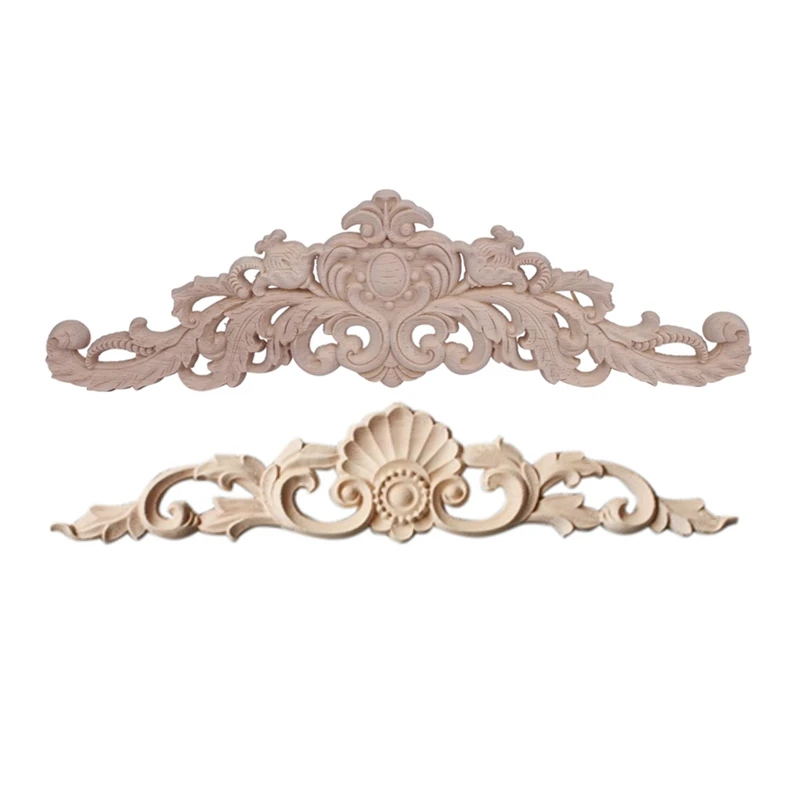 2 шт., деревянные молдинги для мебели, 30x7 см, 30x8x2 см 2 шт., деревянные молдинги для мебели, 30x7 см, 30x8x2 см