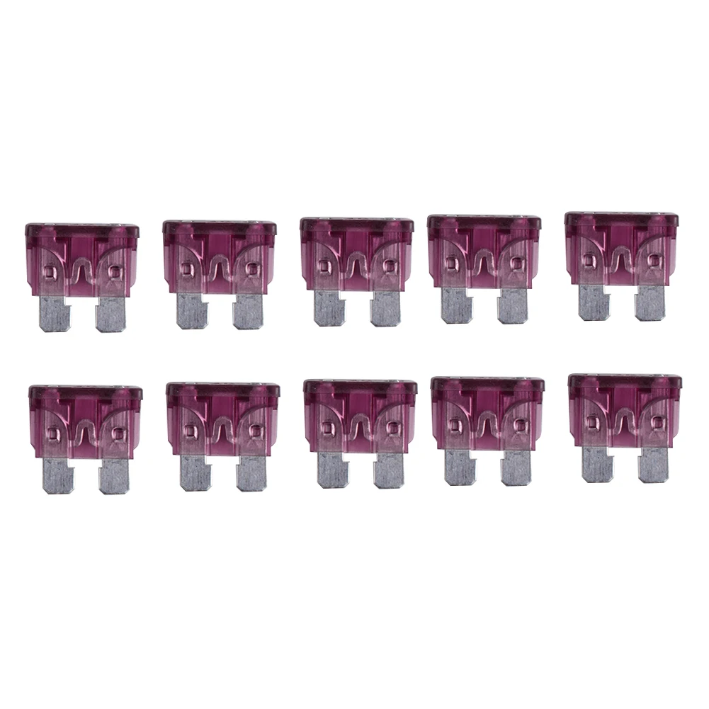 Useful Fuse High Quality Vehicle Flat Fuse ATO Accessories Easy Handling Flat Plug Replacement Standard 100% Brand New 10PCS