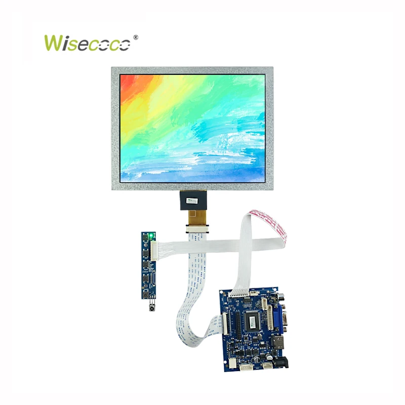Manufacturer 8 Inch LCD Panel 1024x768 TTF Interface LCD Display Screen High Brightness Portable TFT LCD Module
