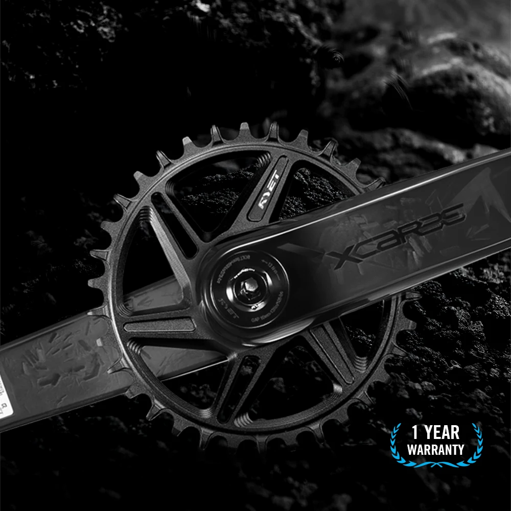 Manivelles VTT Carbone 170/175mm - 32-34T Ultra-légères 330g Pour Transmission Shimano