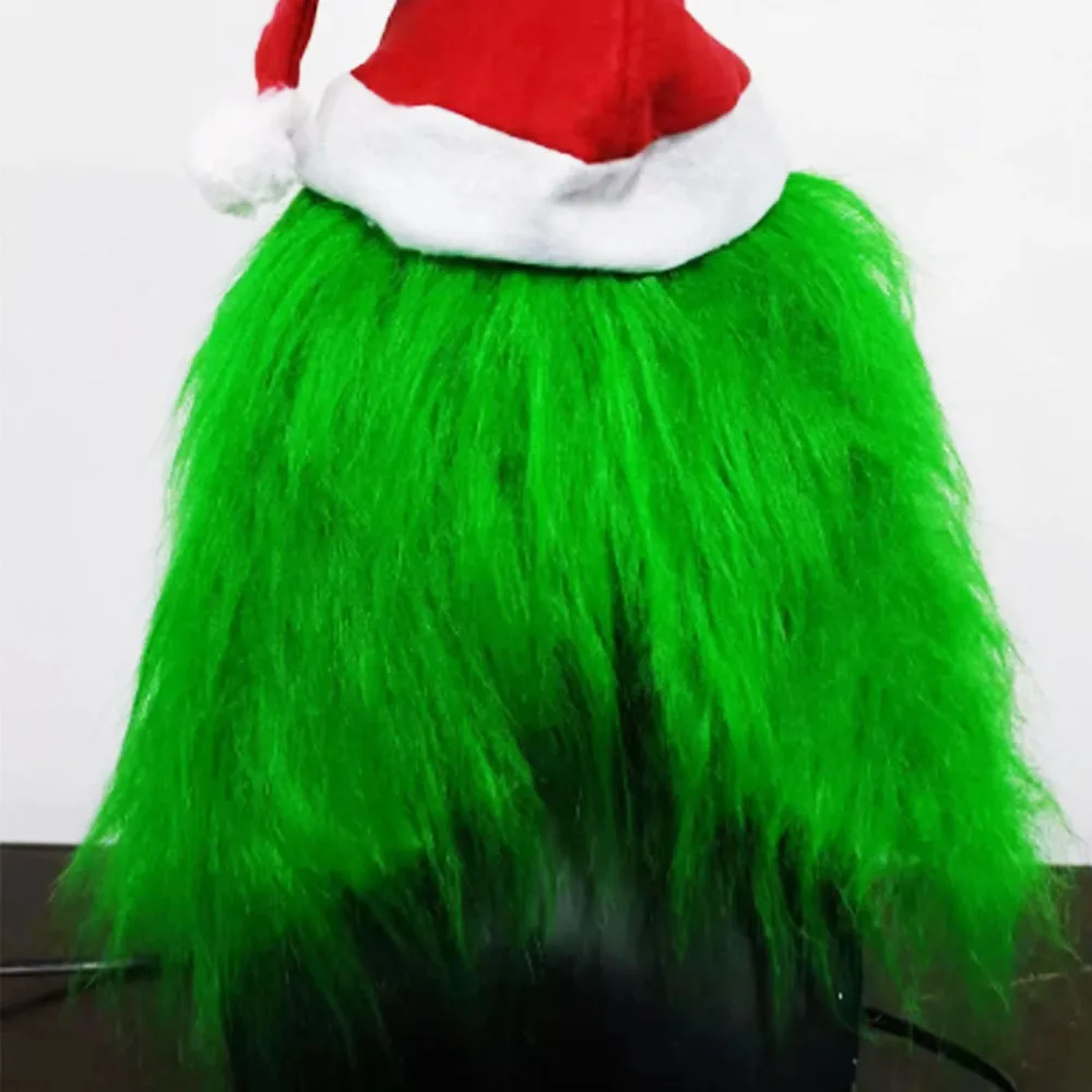 Green Fur Gloves Monster Devil Demon Costume Thief Accessory Adult Christmas Santa Scary Halloween Joker Horror For Kid Child