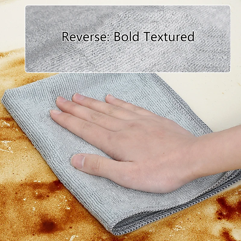 2PCS Microfiber Glass Cleaning Cloth Rag Lint-Free For Glass Kitchen Mirror Water Absorption Quick Dry Fish Scale Rag Polishing