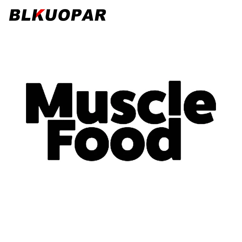

BLKUOPAR Muscle Food Car Sticker Waterproof Scratch-Proof Vinyl Decals Creative Simple Air Conditioner Trunk Laptop Car Label