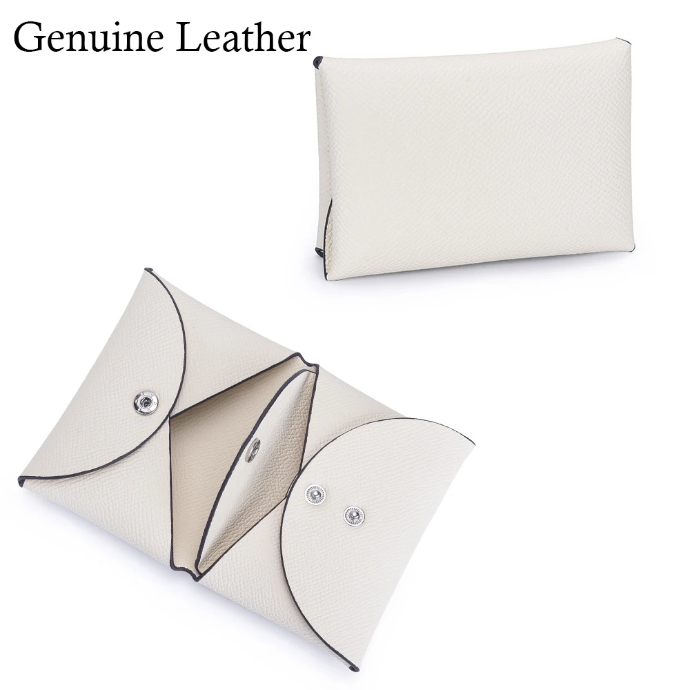 Genuine Leather Cowhide Coin Purse Creative Textured 2-fold Hasp Female Short Wallet Women Card Holders 2026 Brand Design Wallet