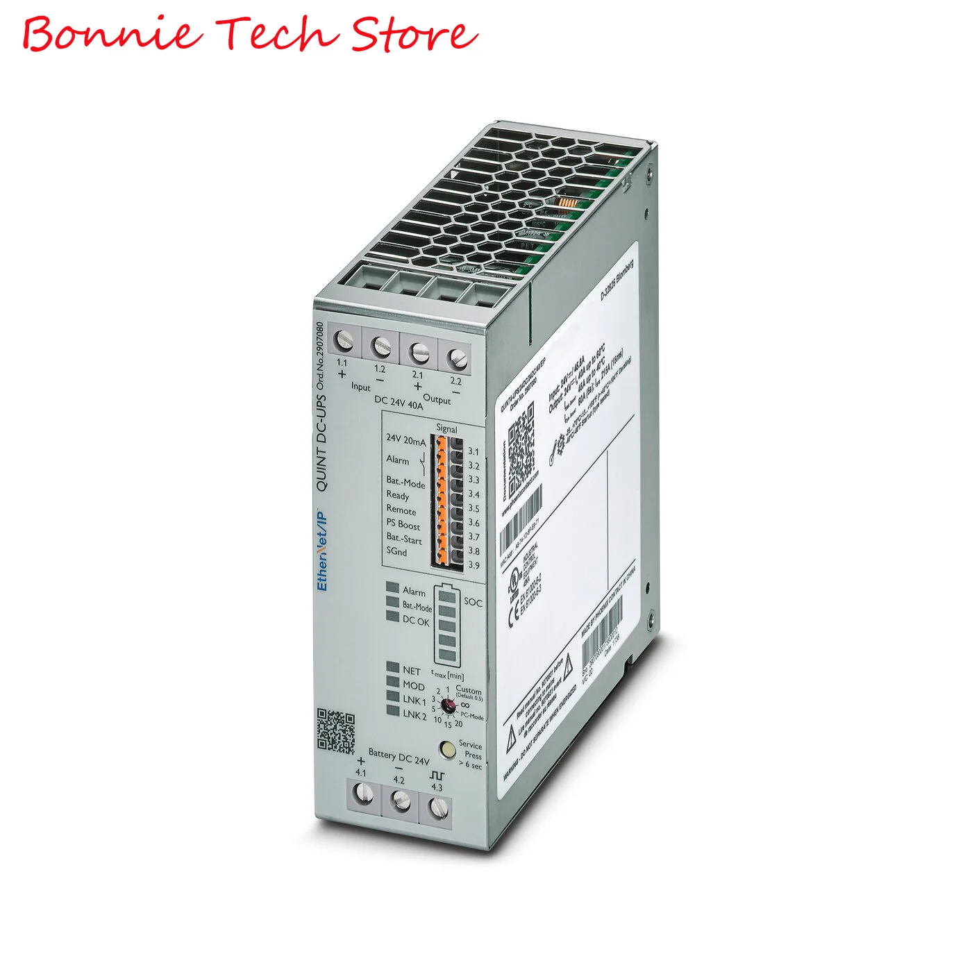 

2907080 for Phoenix Uninterruptible power supply - QUINT4-UPS/24DC/24DC/40/EIP