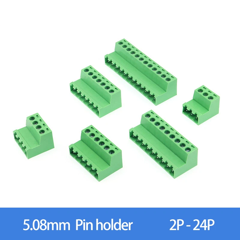 2EDGRK 5.08mm Pin holder Male pin header 5.08mm solder free docking plug-in terminal socket 2EDGKP connector