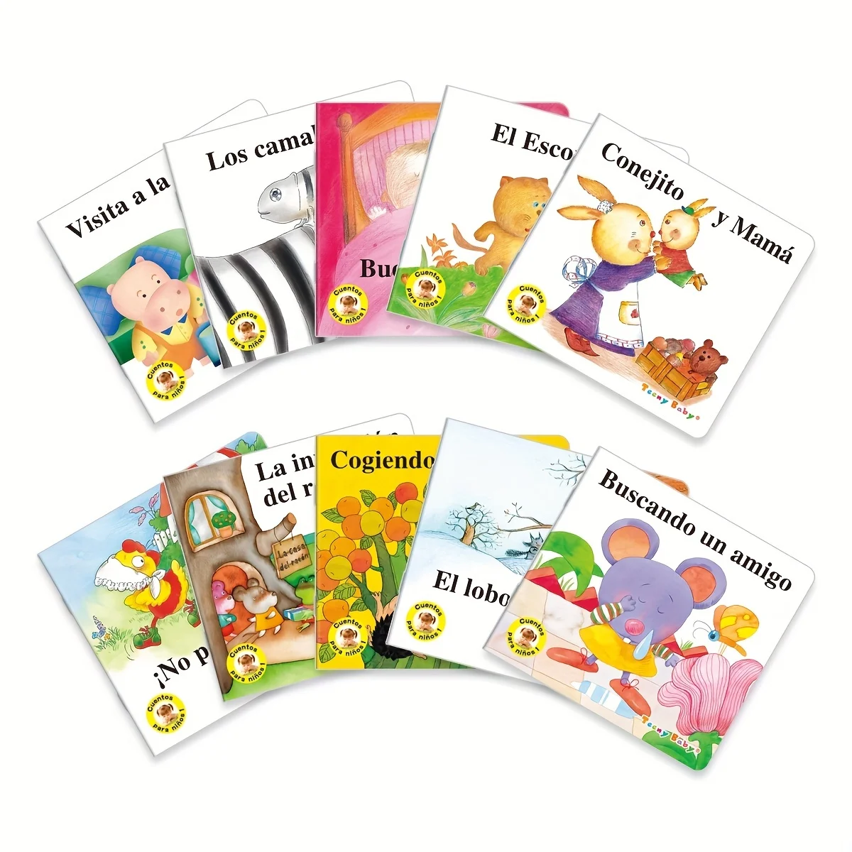 Teeny Baby Набор испанских детских книг для детей 2-5 лет (10 книг) — фото товара