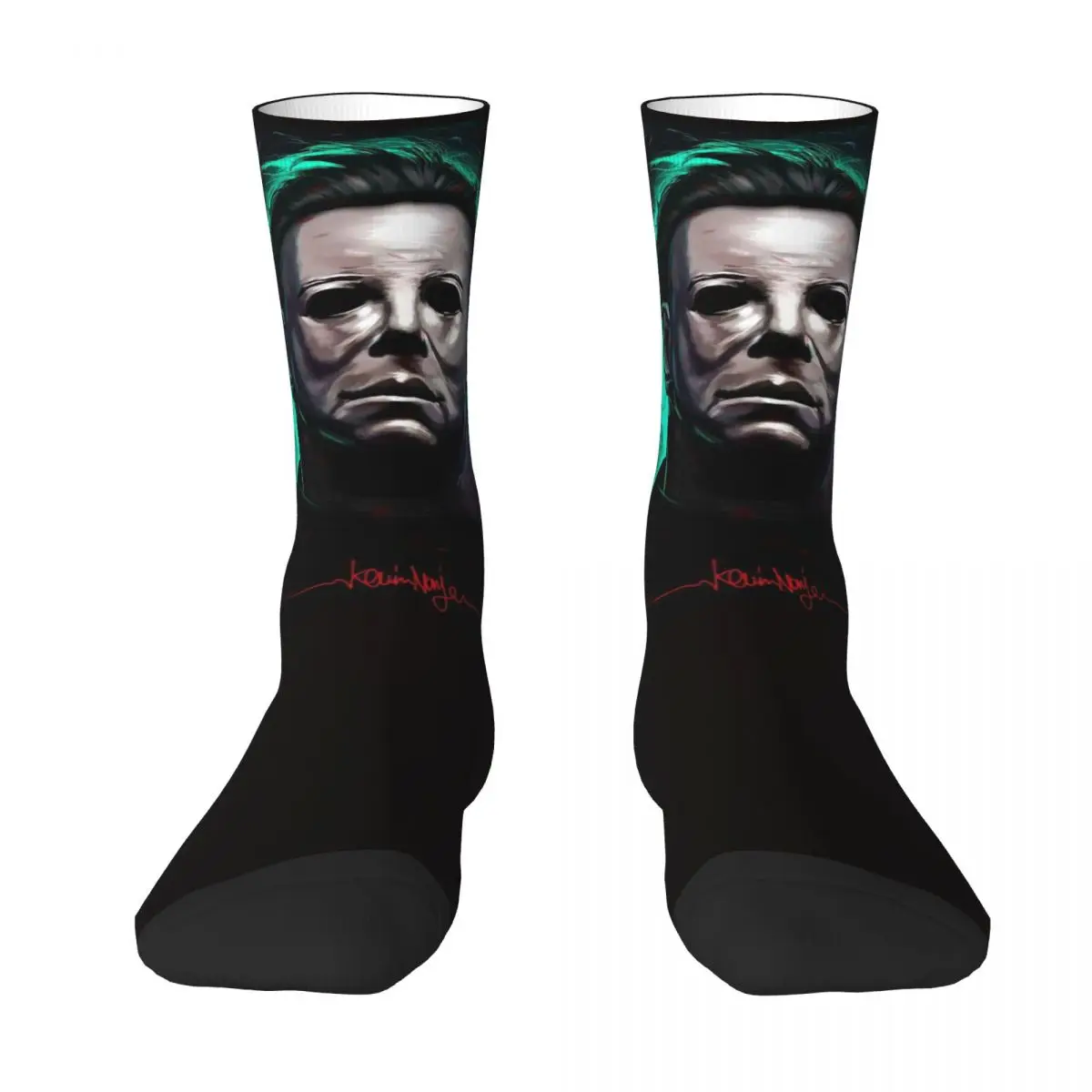 Casual Horror Film Halloween Michael Myers Knife cosy Unisex Socks Windproof Happy Socks Street Style Crazy Sock