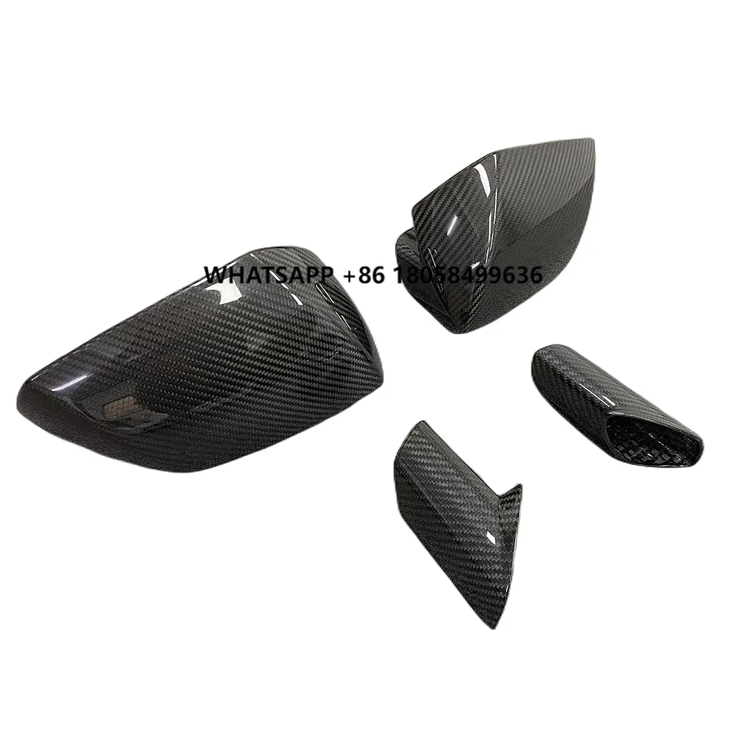 Aventador Dry Carbon Fiber Car Mirror Cover Designed for Aventador LP700 LP750 LP760 S SVJ Rearview Mirror Covers