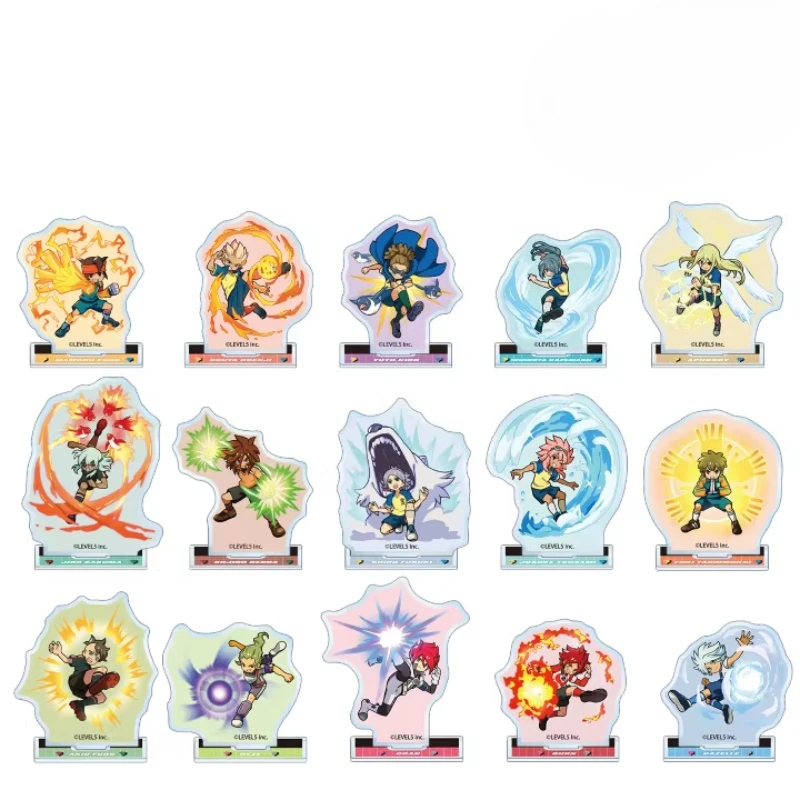 Игровая акриловая фигурка-подставка INAZUMA ELEVEN 11: Шуя Гоэнджи, Эндо Мамору, Асуто Инамори. Модель-плитка, игрушка для косплея, подарок.