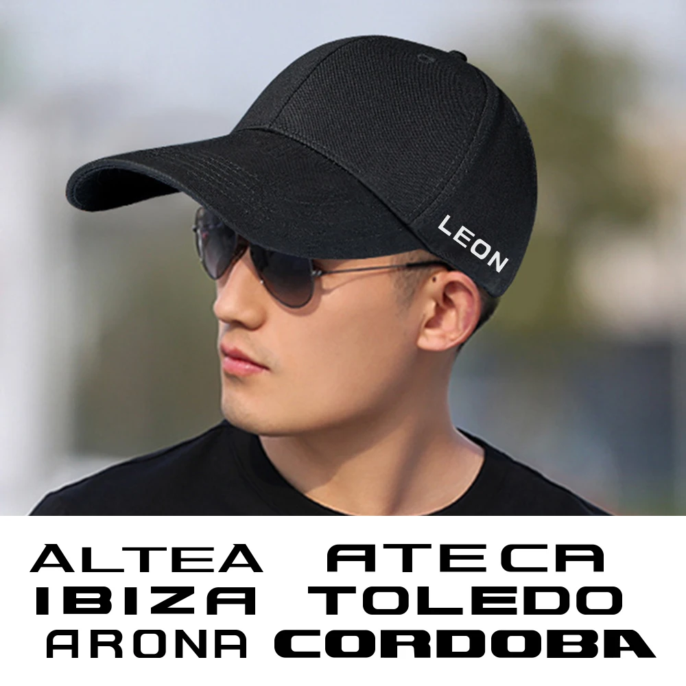 Curved Brim Baseball Cap Car Accessories For Seat Leon Ibiza Ateca Arona Cordoba Toledo Altea Alhambra Arosa Exeo Mii Tarraco