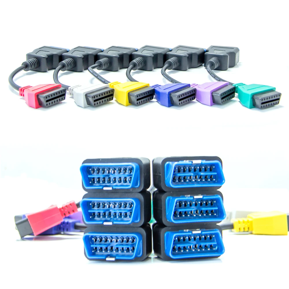 OBD2 Scanner Connector For FiatECUScan Multiecuscan Diagnosis For FCA Fiat Dodge Alfa-Romeo Lancia Jeep OBDII Diagnostic Cable