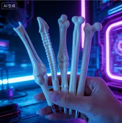 Spooky Skeleton Bone Pens Set, 10Pcs Novelty Halloween Themed Ballpoint Pens, Fun Stationery Gift for Kids, Halloween
