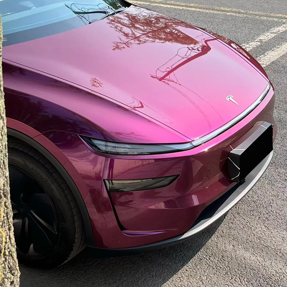 PET Bulk Car Wrap Film Metallic Vinyl Purple Colors for Vehicle Custom Graphics Best for Bumper Stickers And Decals