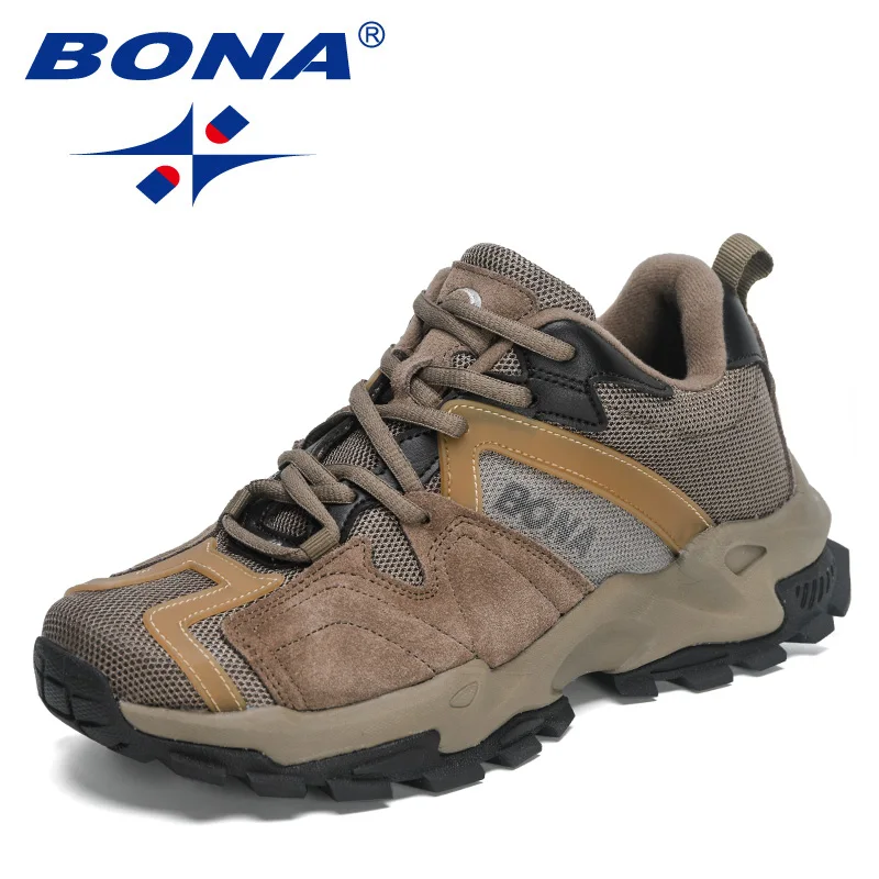 BONA 2023 New Designers Classics Running Shoes Sneakers Man Sports Training Tennis Walking Athletic Shoes Men Jooging Footwear