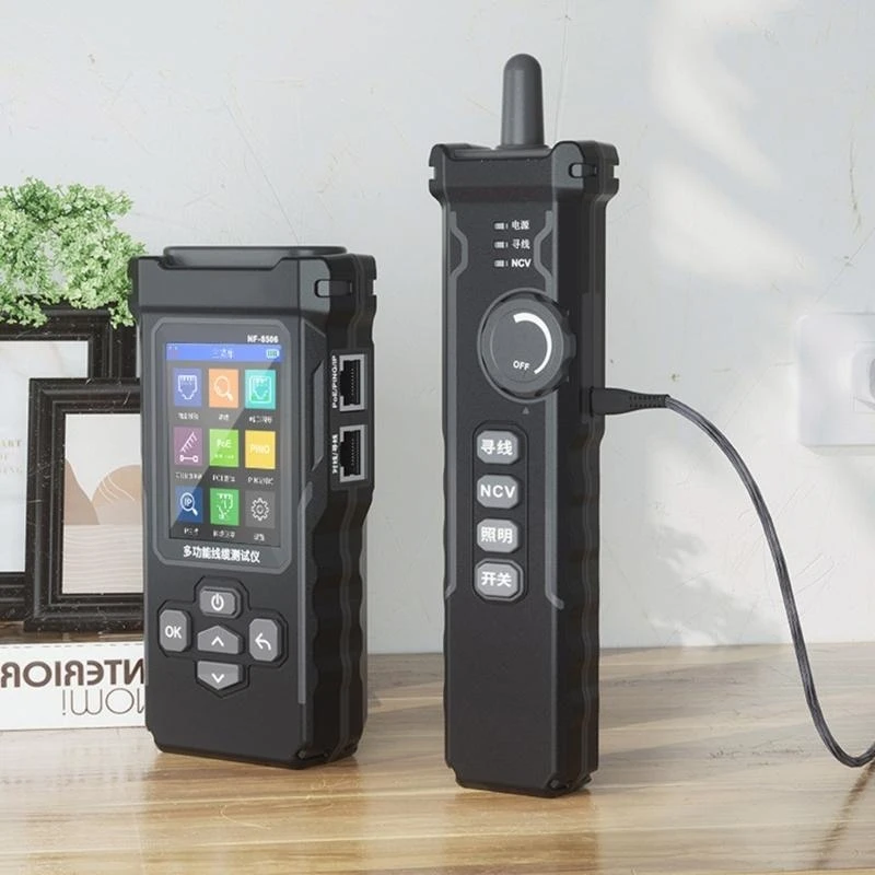 

F26C Networks Cable Tester Trackers Supports Test/Scan/Networks Rate Test Multifunction Cable Toner NCV Continuity Test