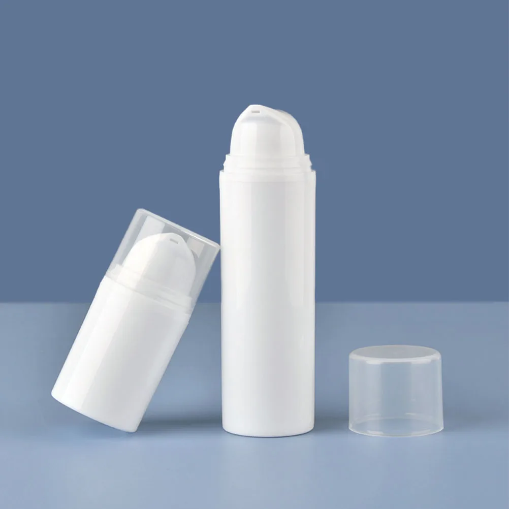 

4pcs Vacuum Leakproof Lotion Sub Containers Portable Cream Sub Bottles Refillable Press-Type Containers Sturdy