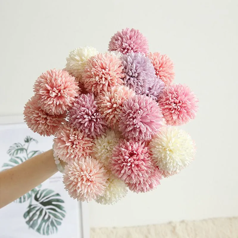 10/15 Stück Künstliche Blumen Chrysanthemen Halloween Heim Tischdekoration Outdoor Garten Hochzeit Kranz Brautsträuße DIY Geschenk – Detail 1