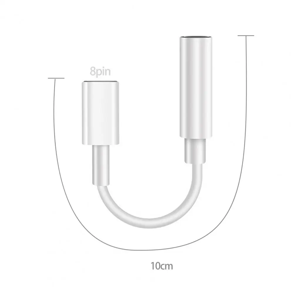 Adaptador de auriculares para iluminación, Cable de Audio auxiliar con conector de 3,5mm para IPhone 11, 12, 13, 14 Pro Max, 12Mini, SE, XS, XR, X, 8, 7 +, IOS