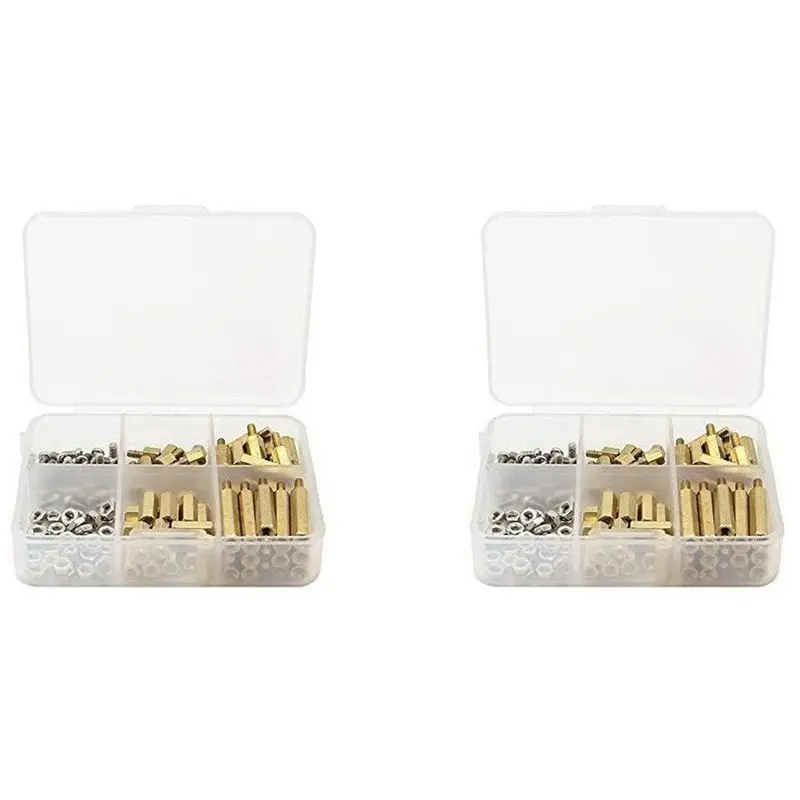 Classic-240Pcs Installation Tool For Raspberry Pi 4 Model B/3B+/3B M2.5 Series Hex Brass Column/Nuts+Screws Accessories Kit