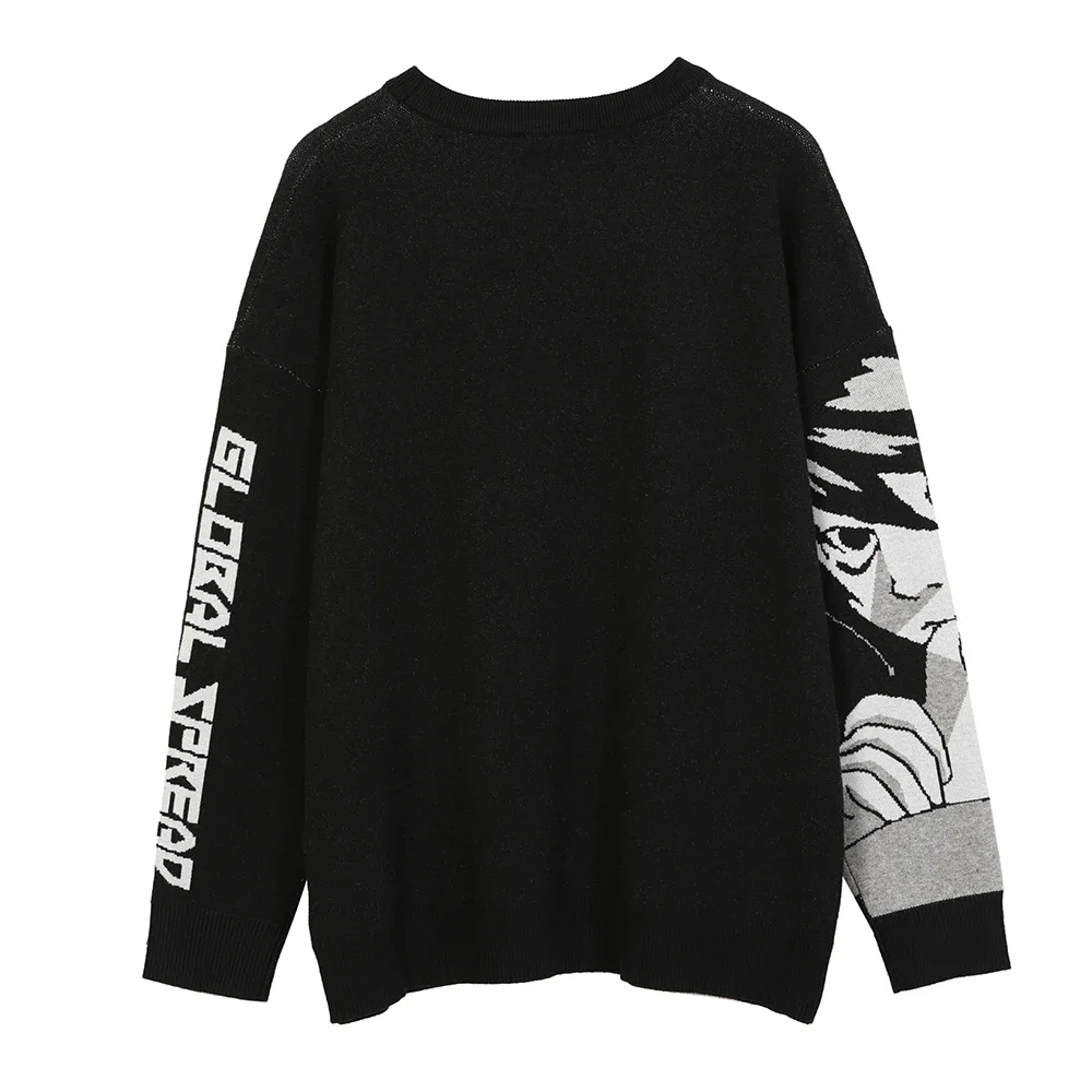 Long Sleeve Goth Clothes for Woman Misa Amane Gothic Sweater Harajuku  Kawaii Japanese Winter Clothes Women Jerseys Mujer