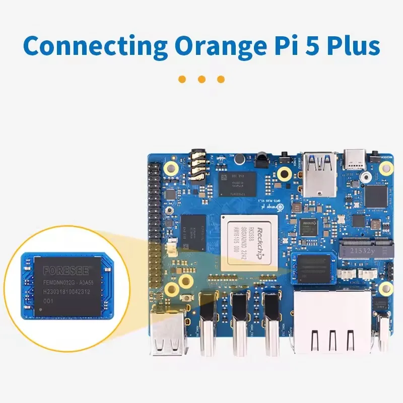 

Orange Pi 5 Plus 16 ГБ/8 ГБ/4 ГБ LPDDR4/4x RK3588 8-ядерный 64-битный 2,5G двойной Ethernet-порт с поддержкой расширения PCIE 8K видео