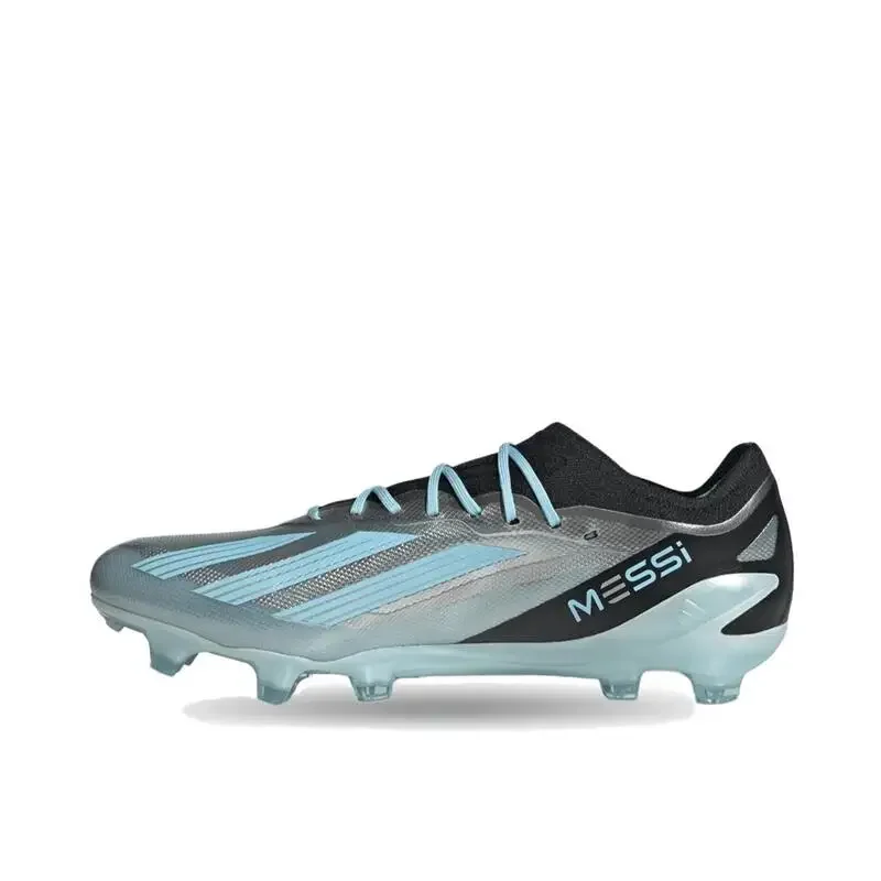 

Adidas X Crazy Fast Messi.1 FG Snug Pectin Long-Nails Natural-Turf Damping Anti-Friction Unisex Soccer Shoes Blue IE4079