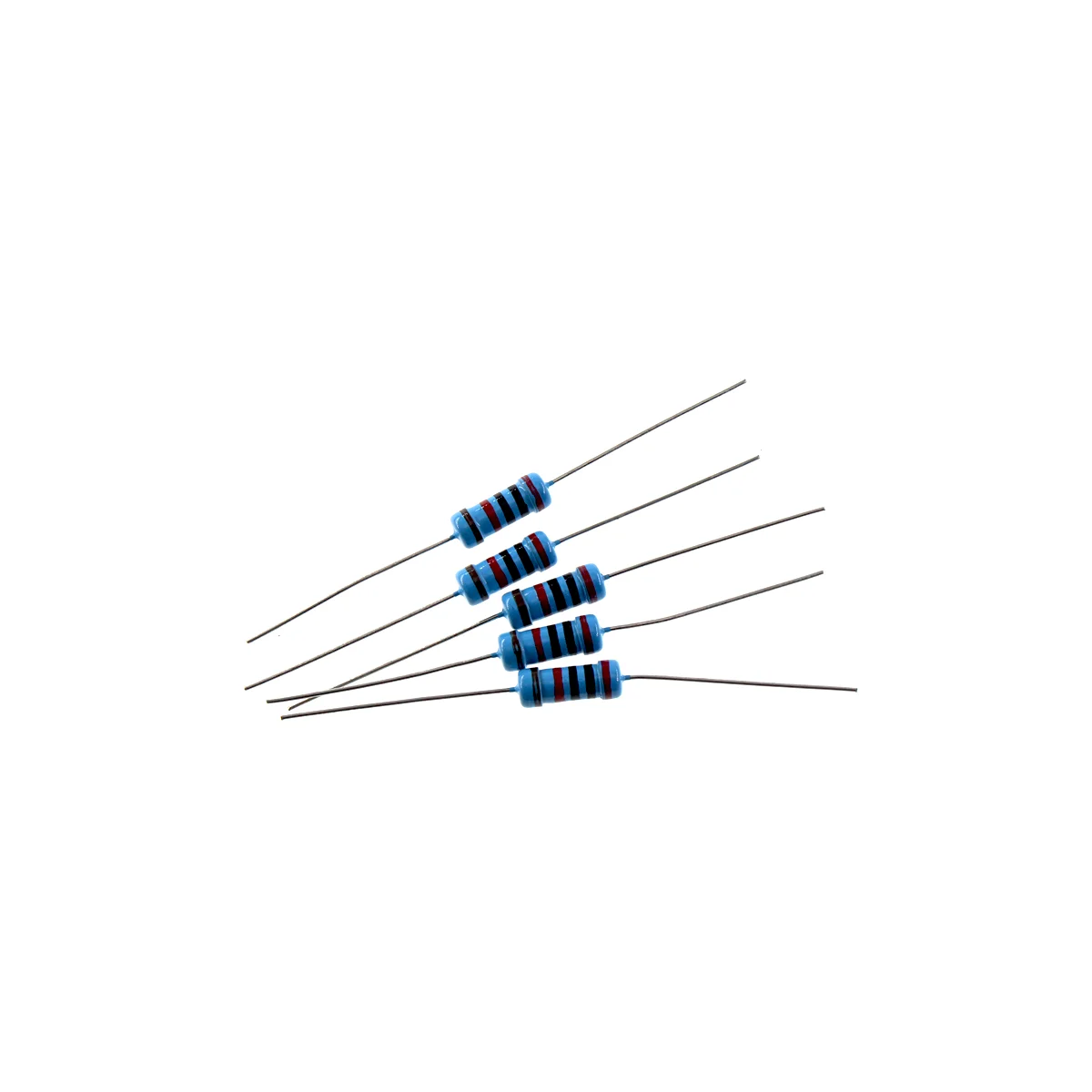 20PCS 1W resistor resistance Metal film 1R 2R 3R 4.7R 10R  33R 47R 100R 220R  470R 1K 2. 3.3K 4.7K 10K 22K 33K 100K-10M