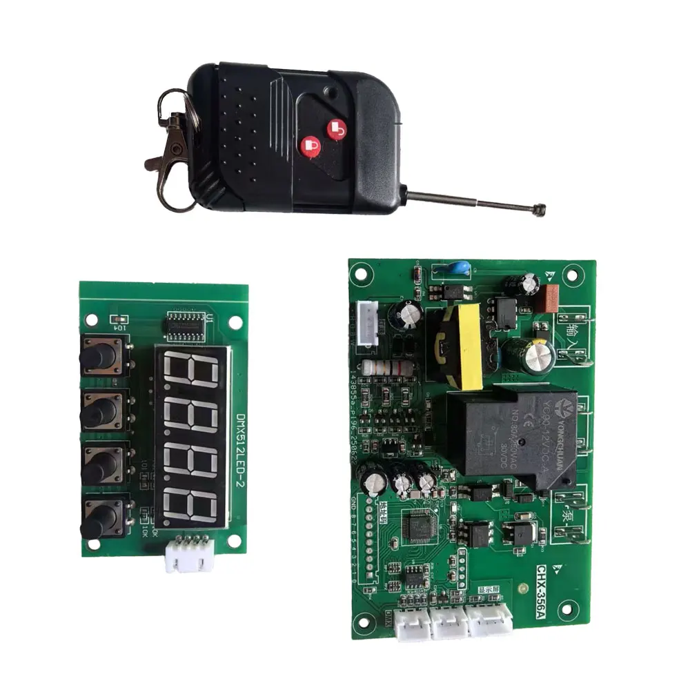 220V Stage Snow Machine Main Board with DMX512 Remote Control & Display Professional SFX Simulation Snow Maker Replacement Parts
