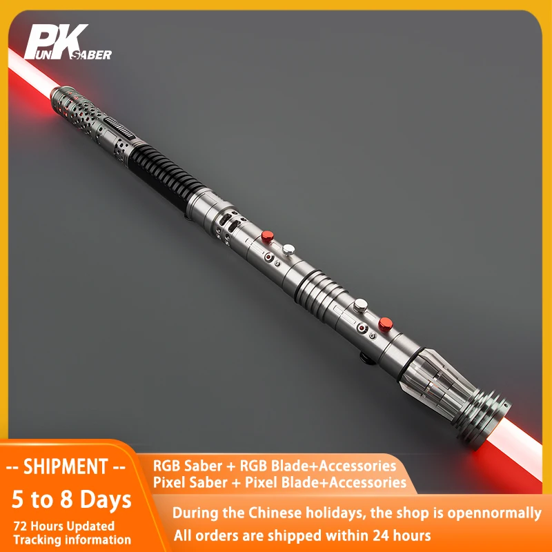 PunkSaber Lightsaber Neopixel Jedi Laser Sword Heavy Dueling Sensitive Smooth Infinite Changing Hitting Sound Light Saber Toys