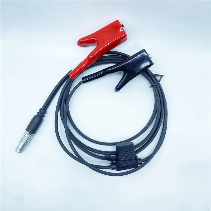 Leica GPS and Total Station external power battery cable 565856 for TS/TM30/50/60 to battery,8pins to clips