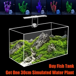 Acrylic Ultra White Fish & Aquatic Pets Tank Open Aquarium Light Table Top Small Rectangular Water Plant Turtle Tank Customized