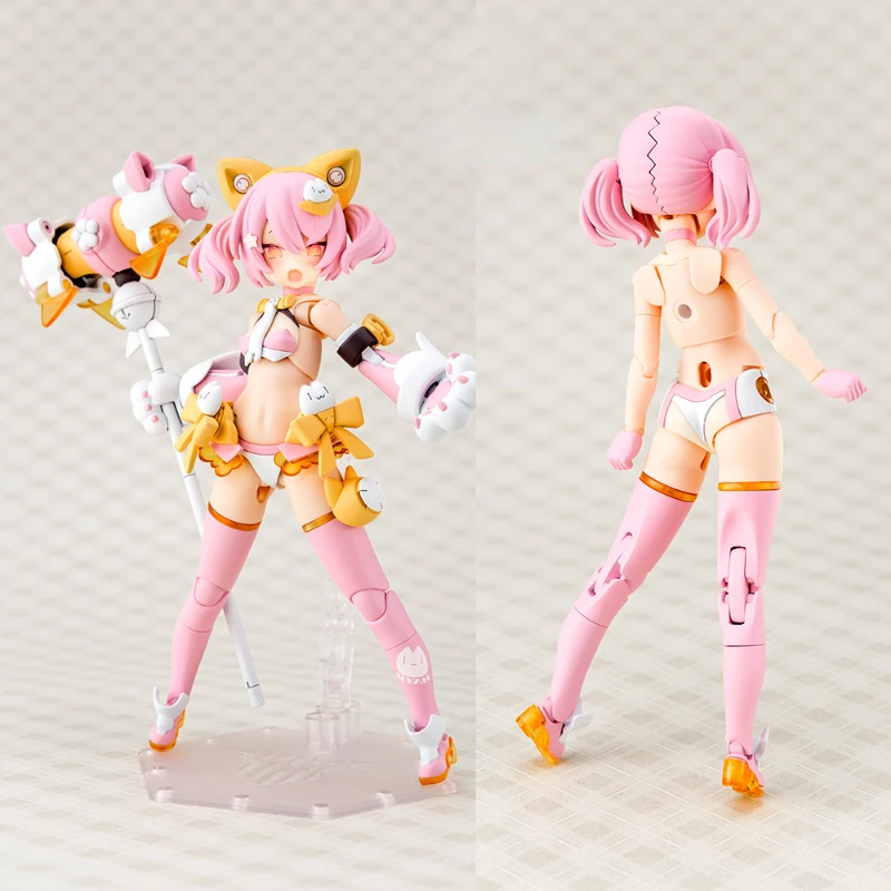 

Kotobukiya KP740 MEGAMI DEVICE 14cm PUNI MOFU BLADE 6300 Armed Goddess B2 Cheshire Cat Mobile Suit Girl Anime Action Figure Doll