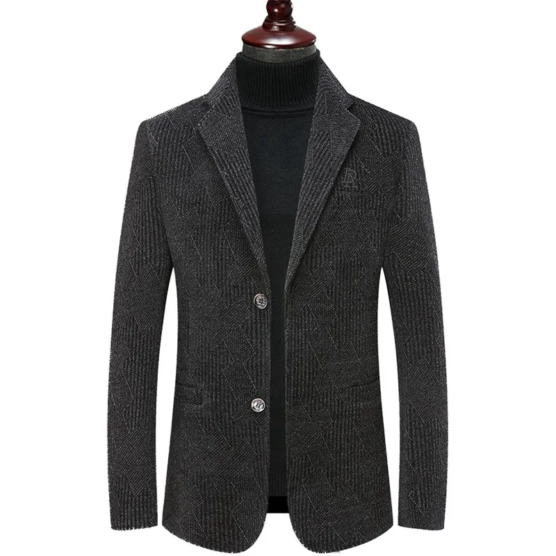 

Men Business Blazers Jackets New Male Cashmere Casual Suits Coats High Quality Man Spring Slim Blazers Jackets Coats Size 4XL