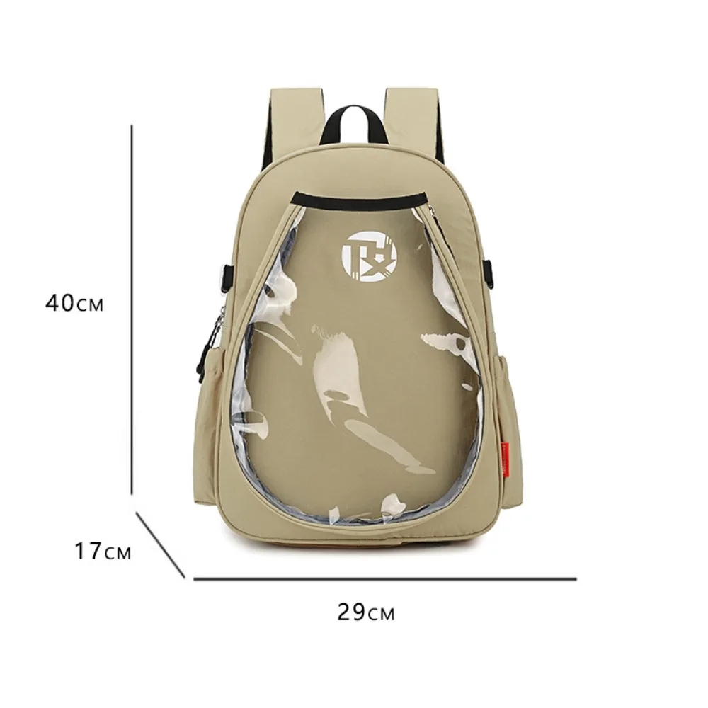 

Multifunctional Tennis Racket Backpack with Shoes Pocket Large Capacity Badminton Rackets Bag Lightweight Waterproof Sports Bag