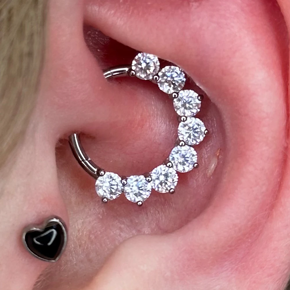1PC G23 티타늄 세그먼트 힌지드 셉텀 클리커 코링 - Septum Clicker Ring 리뷰 및 가격
