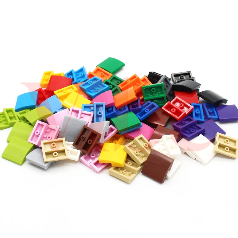 50pcs 15068 MOC DIY Educational  Slope Curved 2x2 Building Blocks Parts DIY Technical Educational Bulk Toys