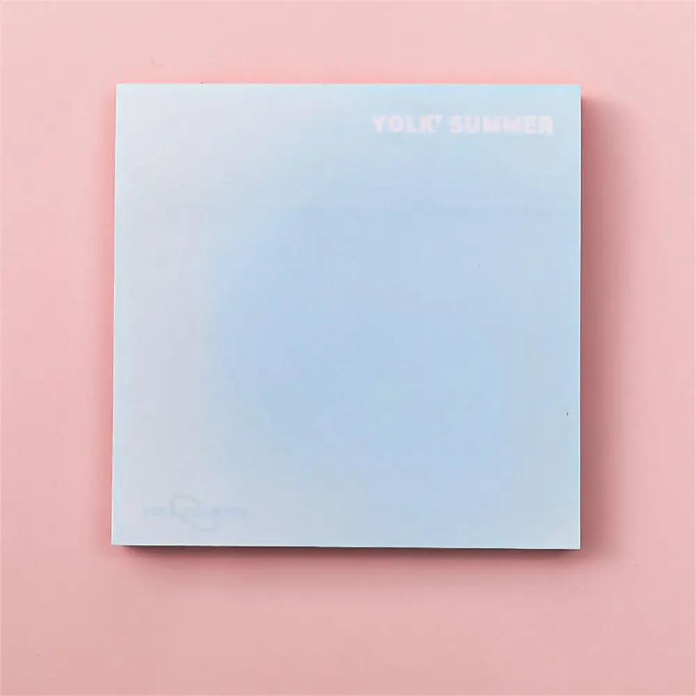 

Блокнот для заметок с мультяшным дизайном, канцелярские товары для школы и офиса, бумага для скрапбукинга, блокнот для записей, закладка, блокнот с градиентным цветом, стикеры для заметок