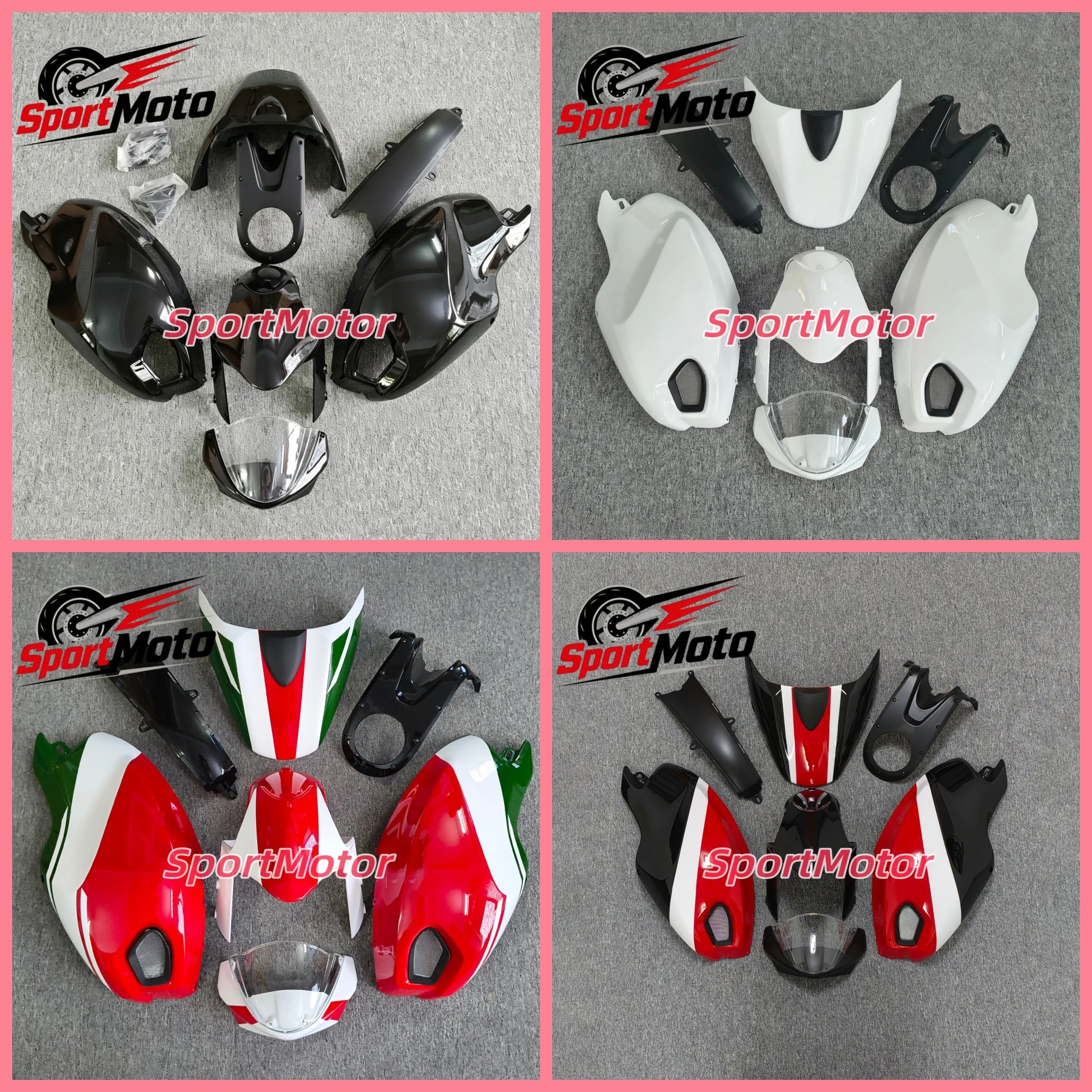 Bodywork Fairing Components Unpainted Cowling For Ducati 696 796 795 M1000 M1100 2008 2009-2010-2011-2012-2013-2014 Accessories