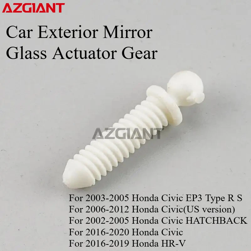 Azgiant Car Exterior Mirror Glass Actuator Gear For Honda Civic EP3 Type R S HATCHBACK HR-V Auto Replacement Parts DIY
