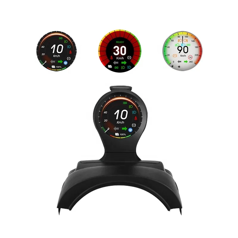 Jmance 2.5 Inch For Tesla Multi-Purpose Car Lcd Dashboard Wireless Charger With Phone Holder Speedometer