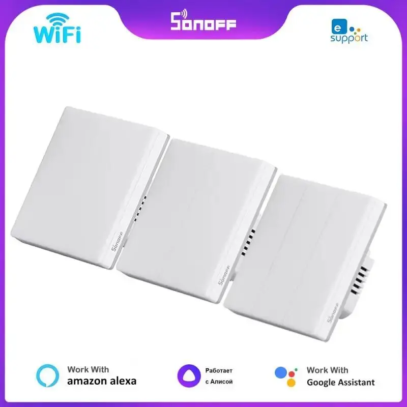 

SONOFF TX T5 Ultimate Smart Wall Switch Full Touch Access LED Light Edge Multi-Sensory Ewelink Remote Control Via Alexa Google