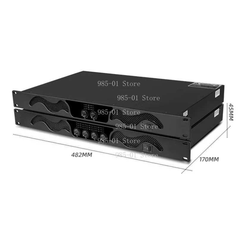 PFA6K4 4 Channel 1U Digital High Power Stage Amplifier