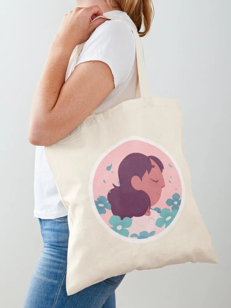 Pastel Connie portrait Tote Bag shopping bag Canvas stote bag for beach
