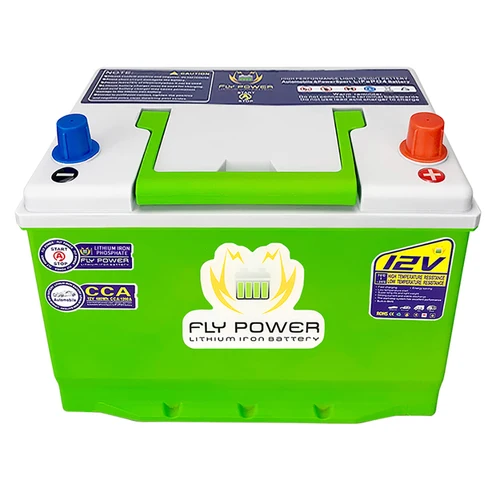 FLYPOWER 車のバッテリー 27-66 12.8V 50AH 1000CCA 車の自動スターターバッテリー BMS 電圧保護リチウム鉄 LiFePo4 バッテリー