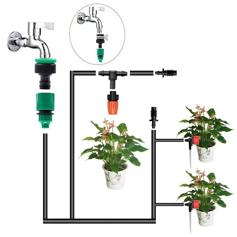 

Customizable Gardening Garden Drip Irrigation System Automatic Irrigation Drip Irrigation Set Automatic Watering