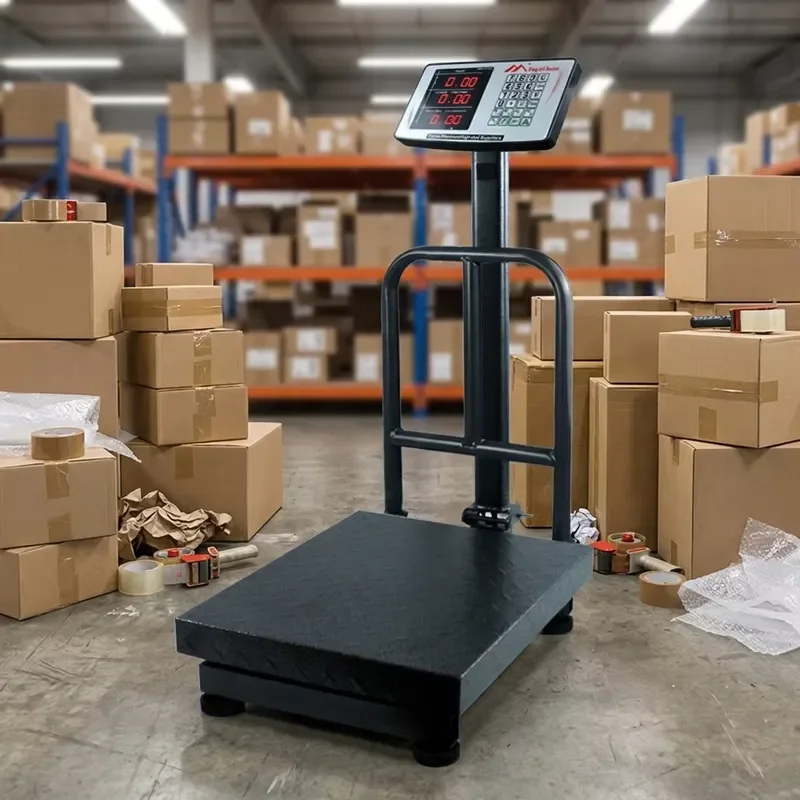60Kg/100kg digital desktop scale with stainless steel plate, LCD screen, OEM/ODM customization, suitable for stores