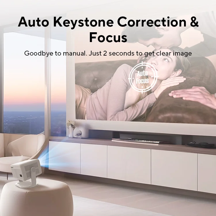 Magcubic Native 1080P 650ANSI 4K Android 11 L018 360 °   Проектор с автоматической грозовой фокусировкой Keystone Air Mouse Wi-Fi6 BT5.2 Портативный для улицы