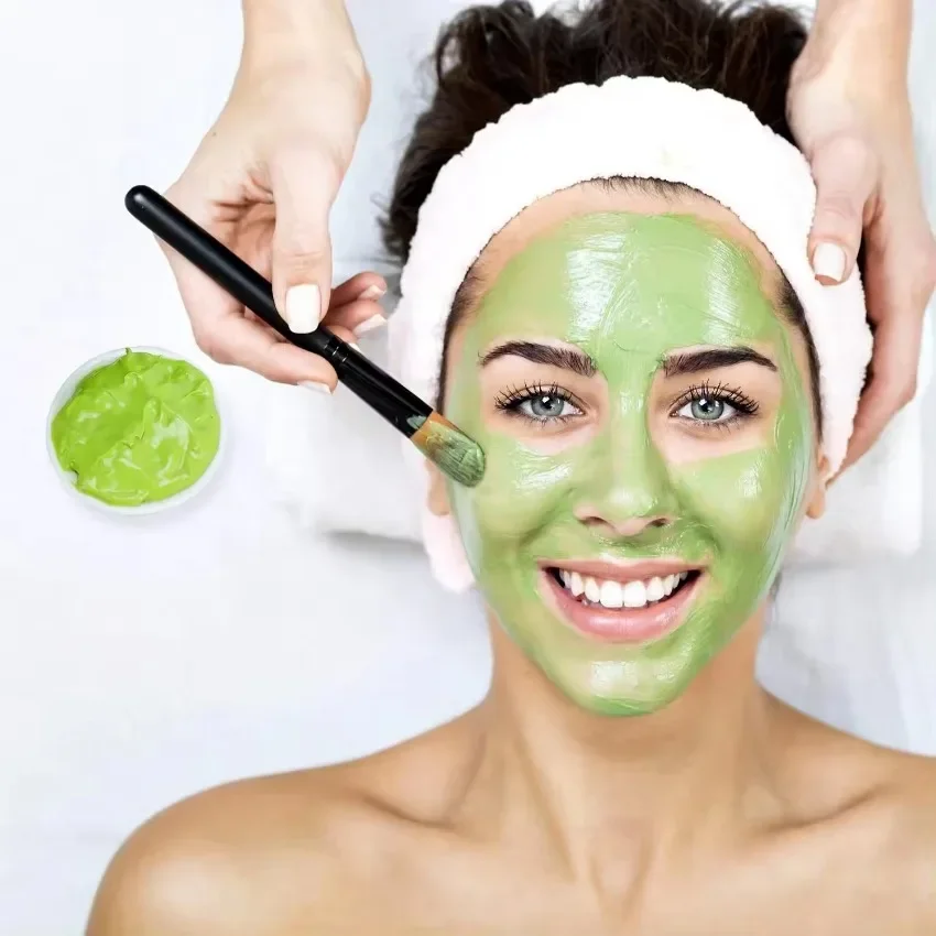 250G Groene Thee Moddermasker Private Label Diepe Reiniging Ontstoppen Poriën Intens Oliecontrole Custom Logo Make-Up Groothandel Wreedheid Gratis