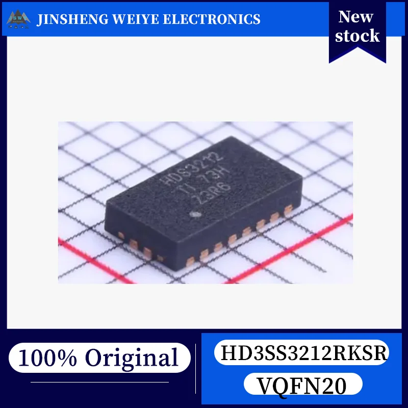 

(10/50 pieces) HD3SS3212 HD3SS3212RKSR HD3212 VQFN20 High-speed bidirectional passive switch chip, 100% brand new, in stock